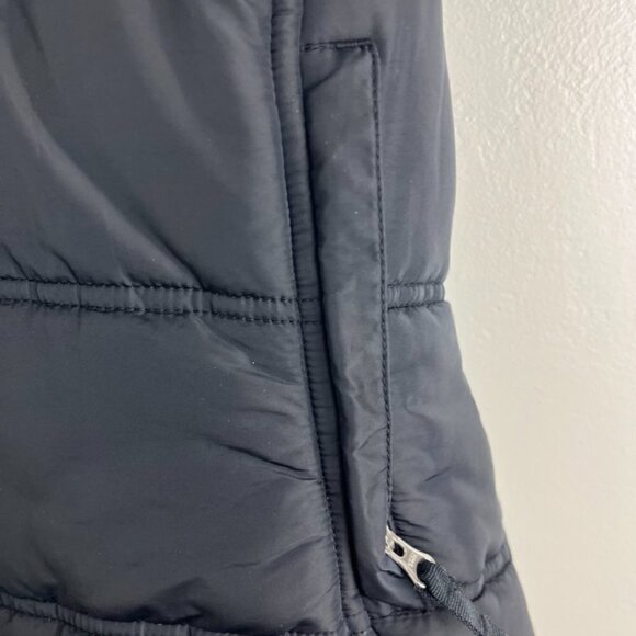 Burton Black Dryride Puffer Vest w/ Faux Trim on Hood - Picture 3 of 11